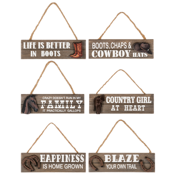 Small Western Signs by Ganz®
