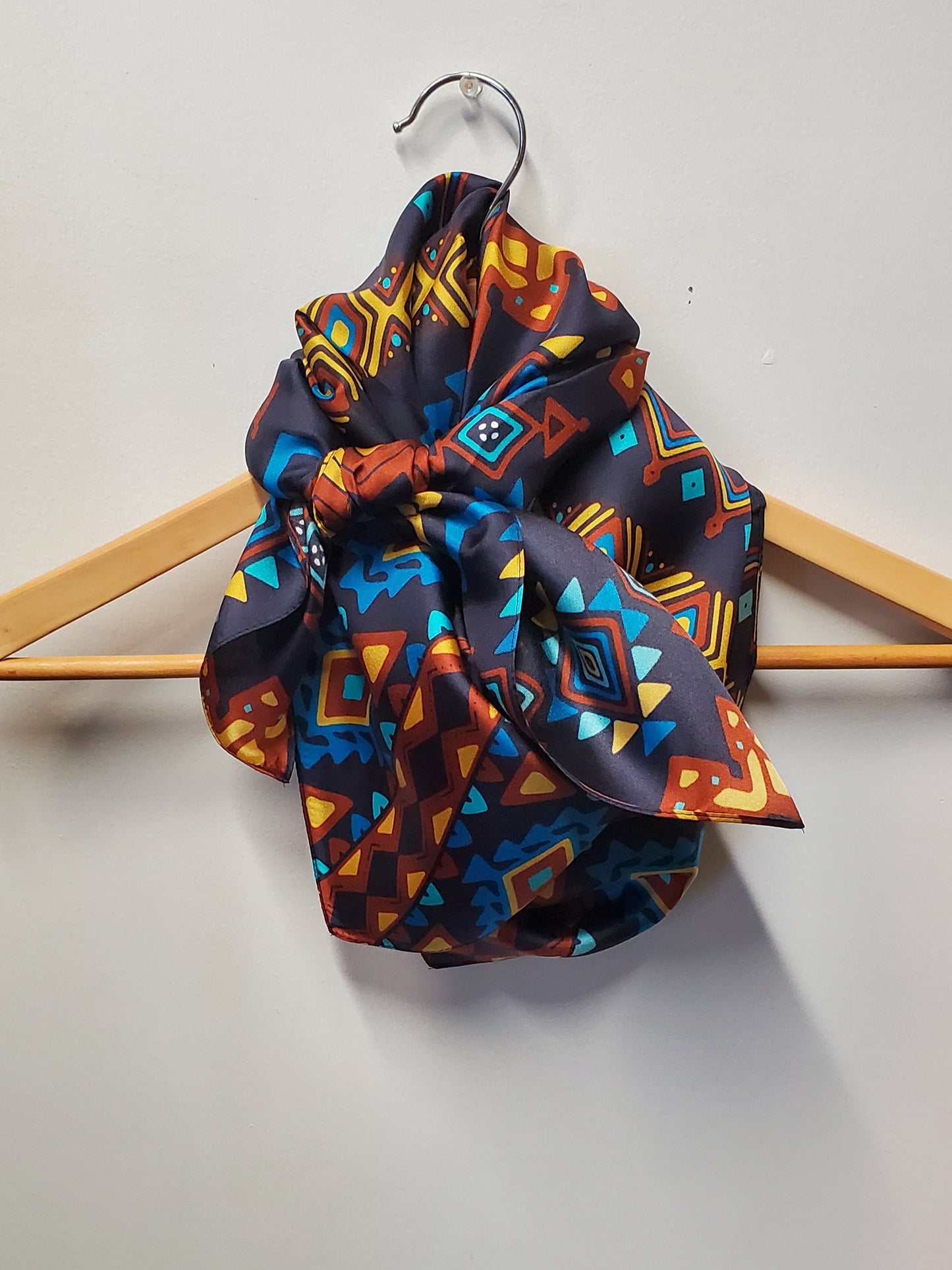 Navy Southwest Print Wild Rag by Austin Accents®