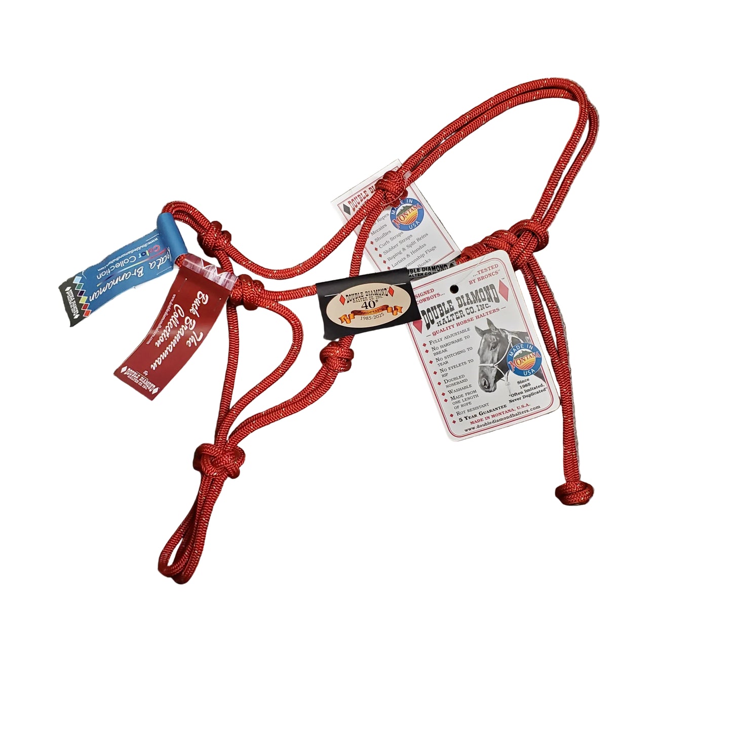 'The Buck Brannaman Collection' #124 Series Rope Halter by Double Diamond - FOAL SIZE
