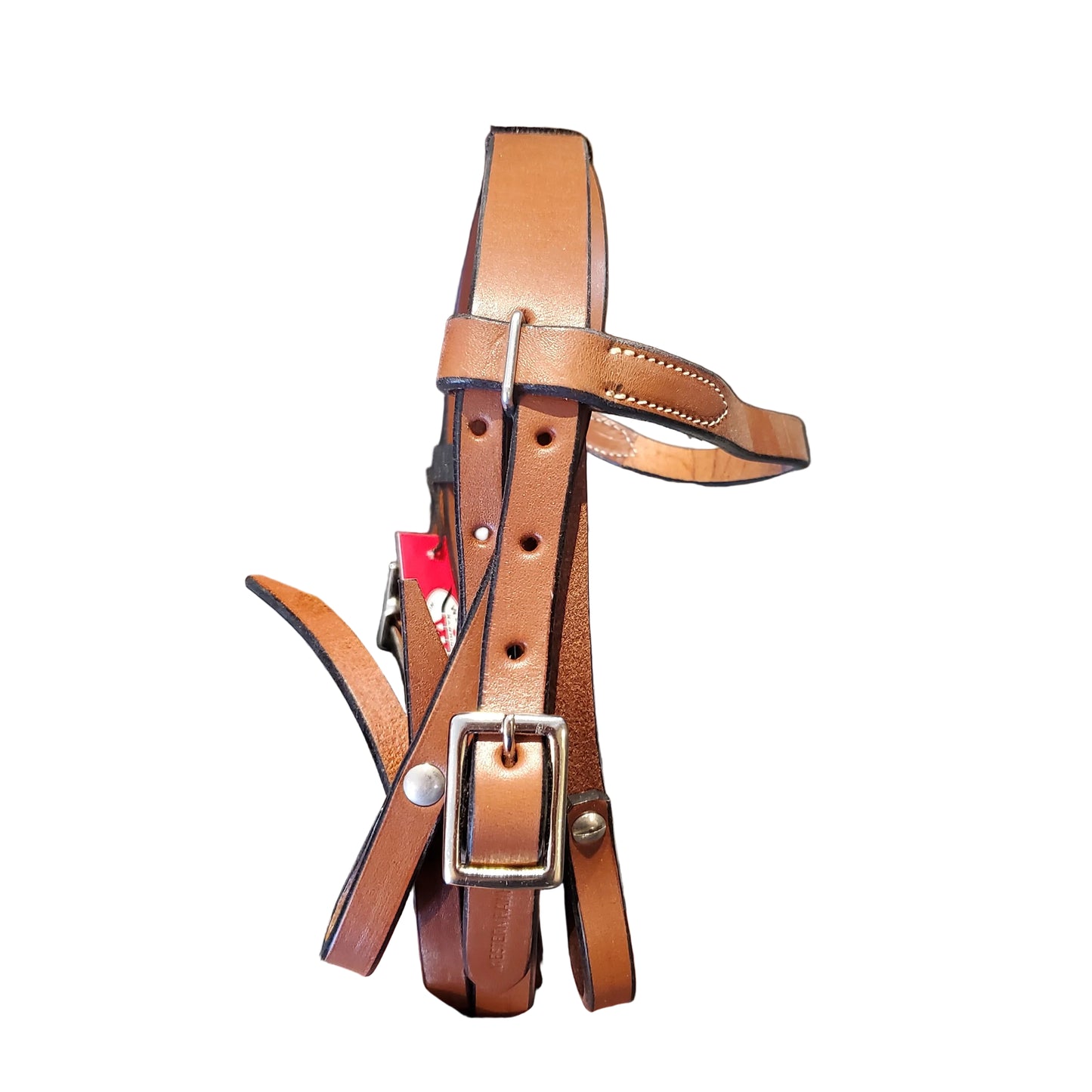 Brown leather bridle