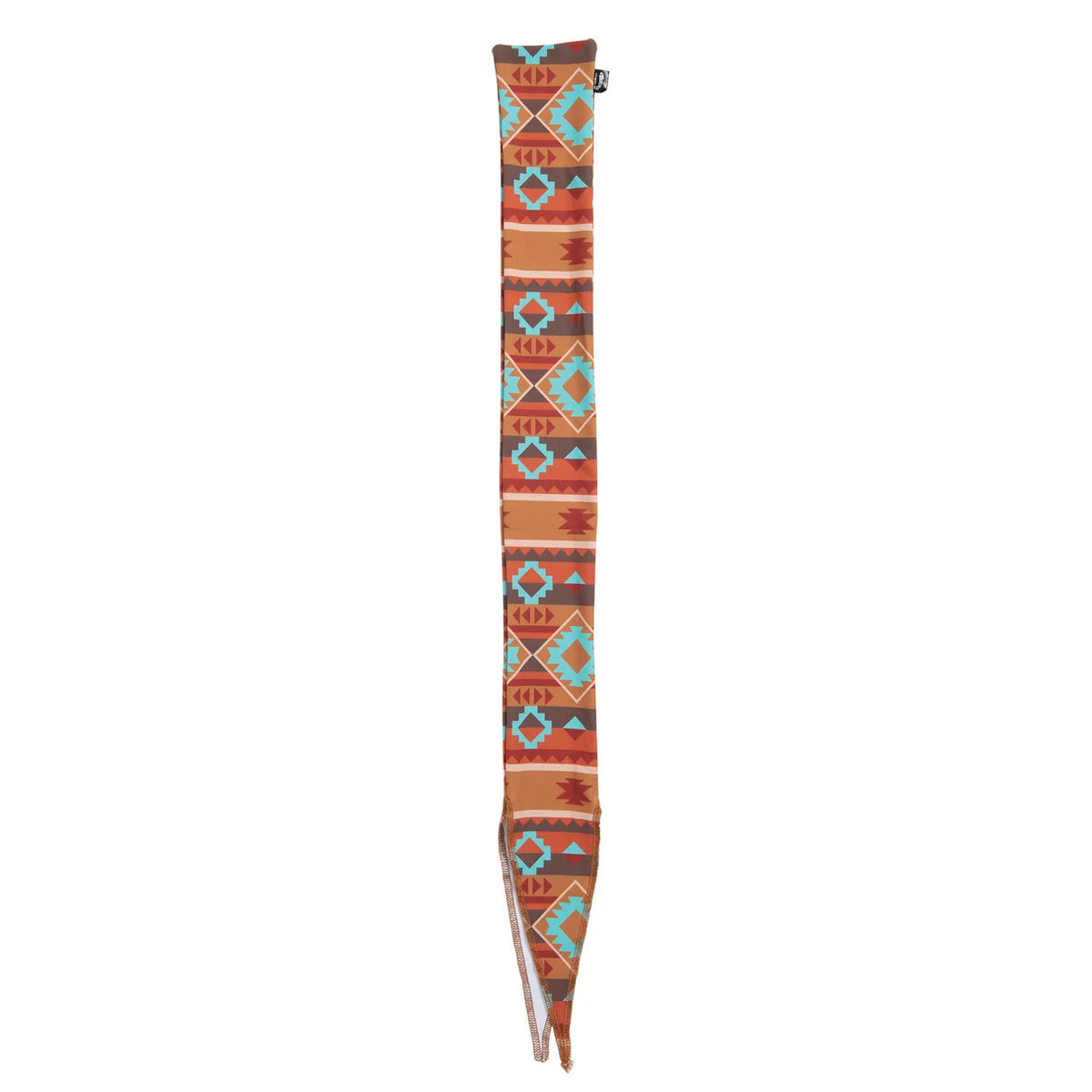 brown southwest print tail bag