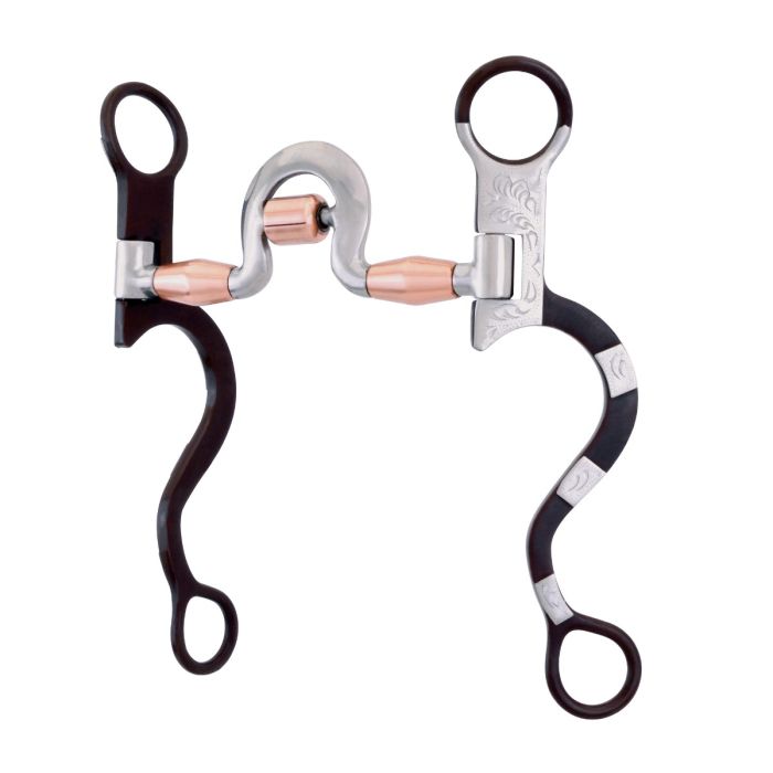 Ger-Ryan Horse bridle bit on a white background