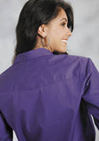 Solid Purple Women's Shirt by Roper®