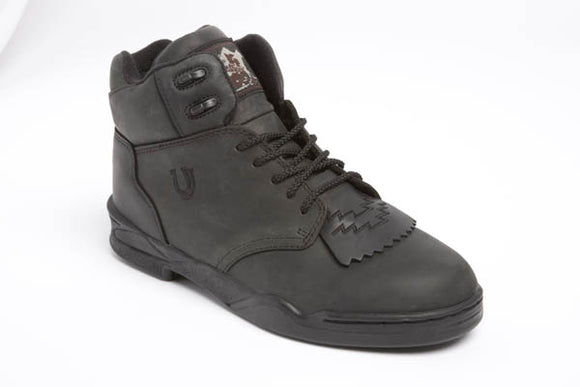 Black Horse Shoe Kiltie Men's Boot by Roper