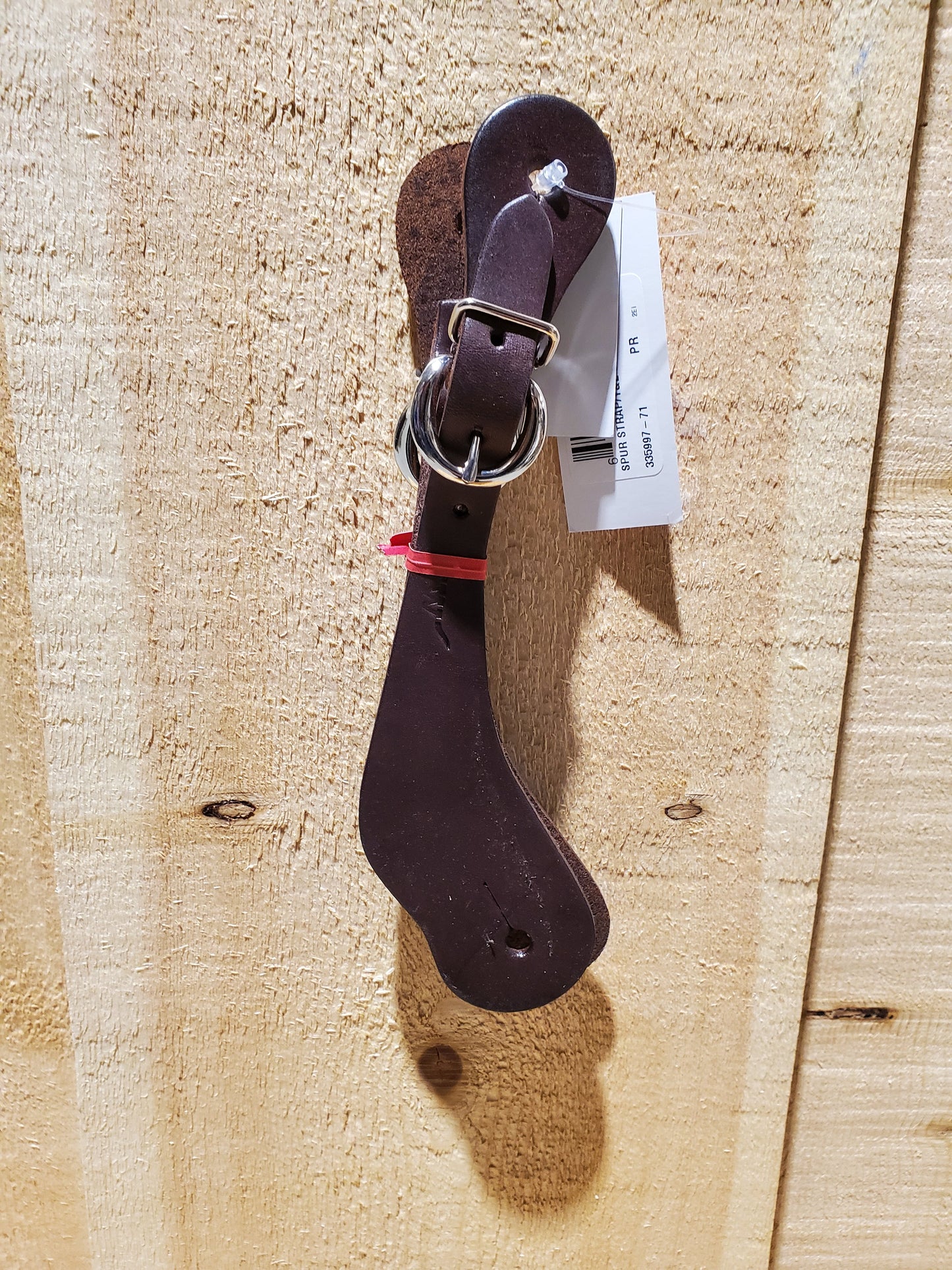 Ladies/Youth Leather Shaped Spur Straps by Western Rawhide