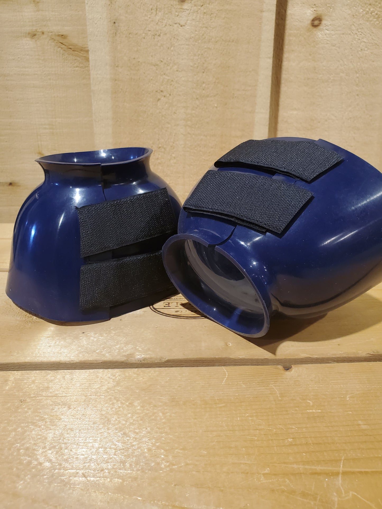 Navy Rubber Bell Boots