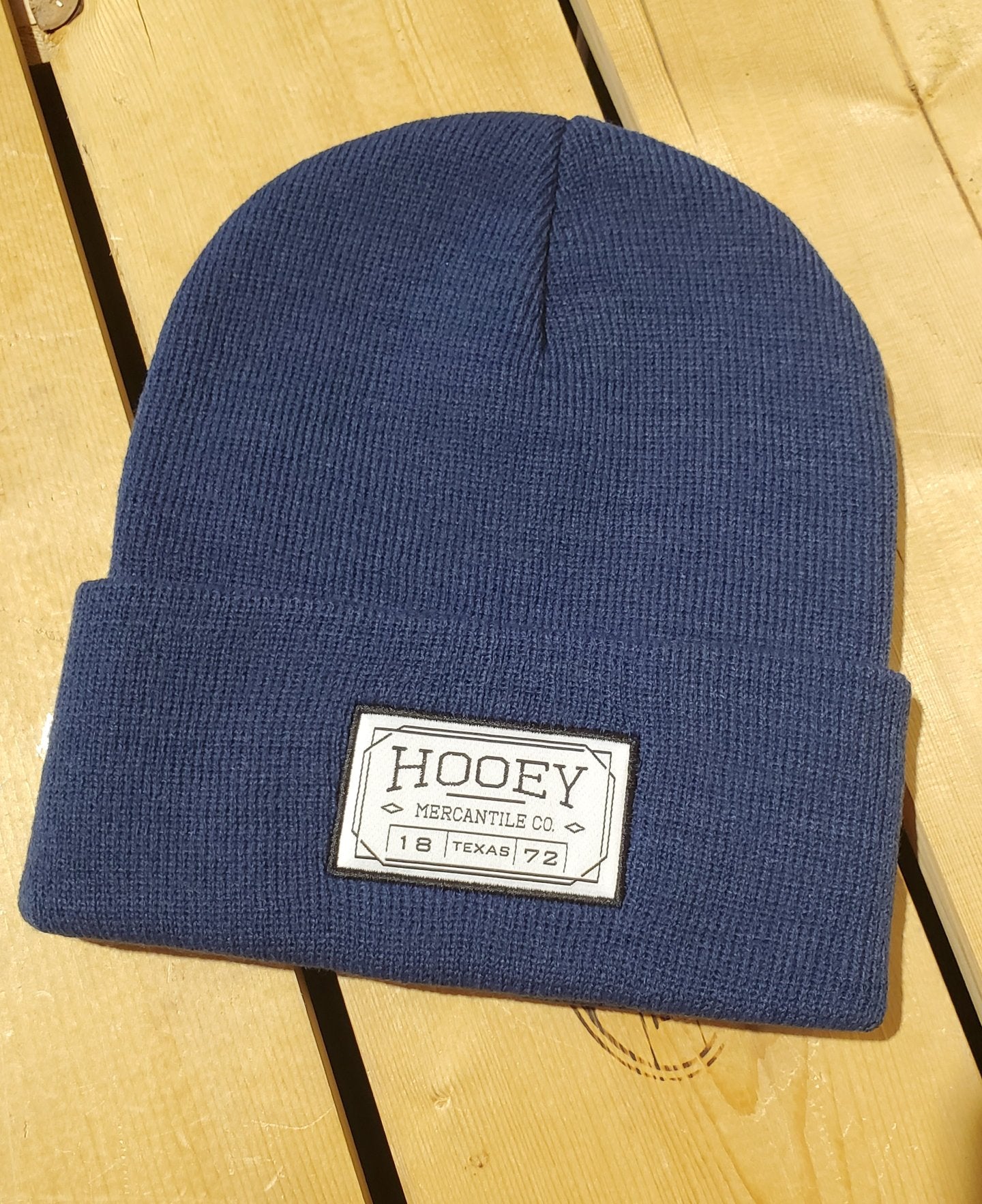 Navy 'Mercantile' Patch Hooey Toque