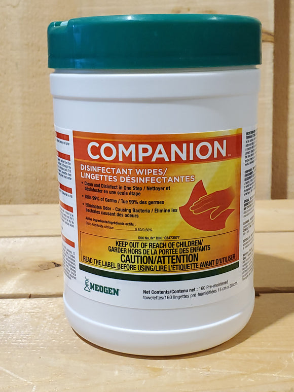 Companion™ Disinfectant Wipes by Neogen®