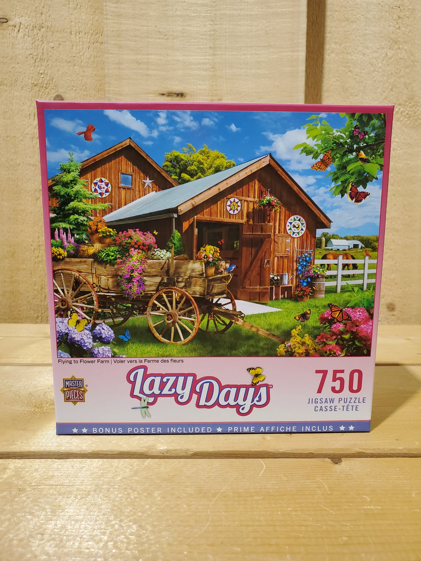 'Flying to Flower Farm' - Lazy Days™ 750 Piece Puzzle