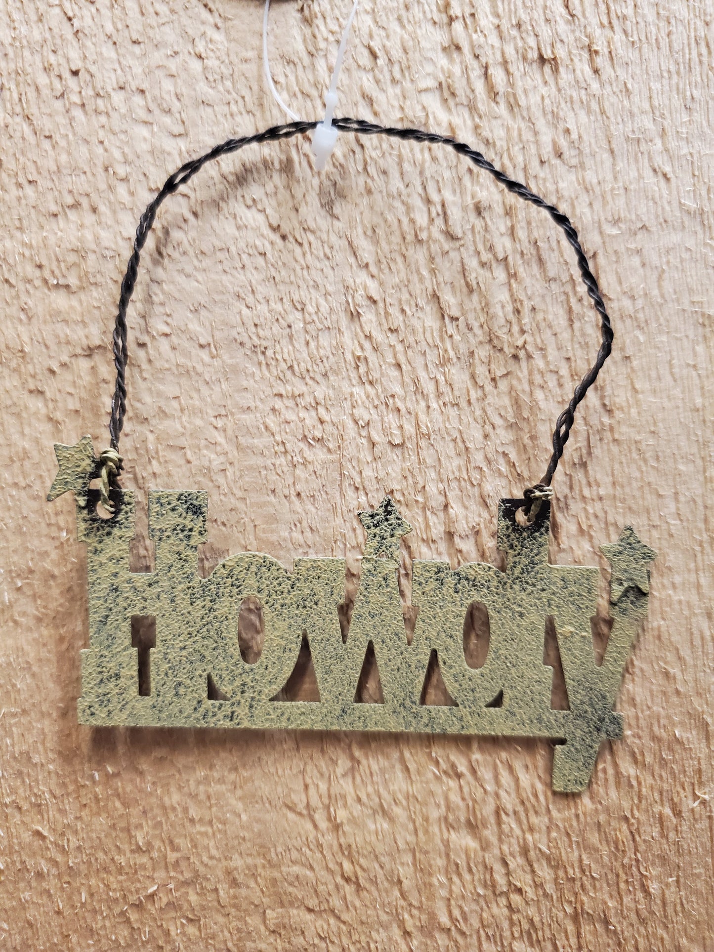 'Howdy' Tree Ornament
