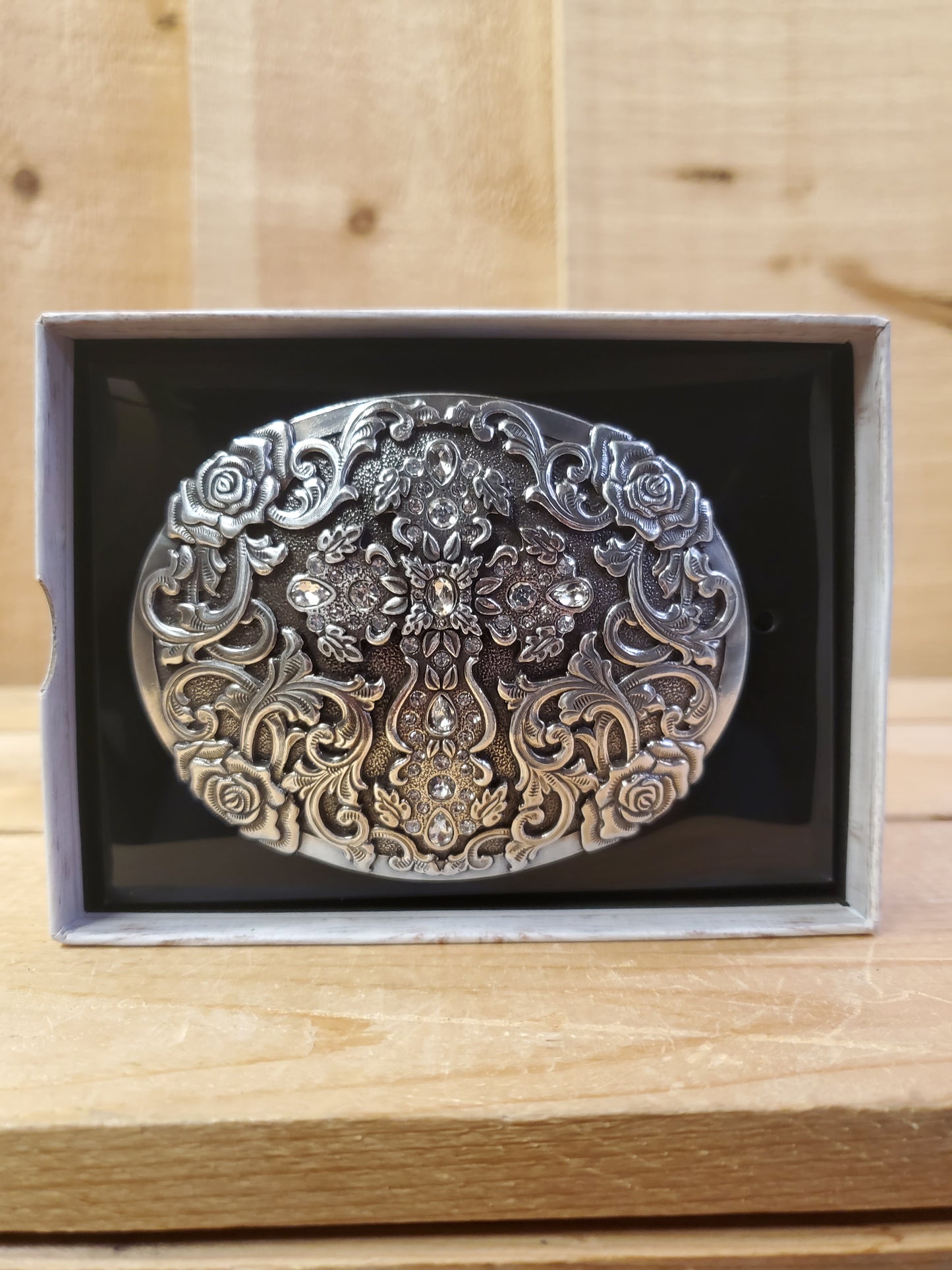 Crystal Cross Belt Buckle by Blazin Roxx®
