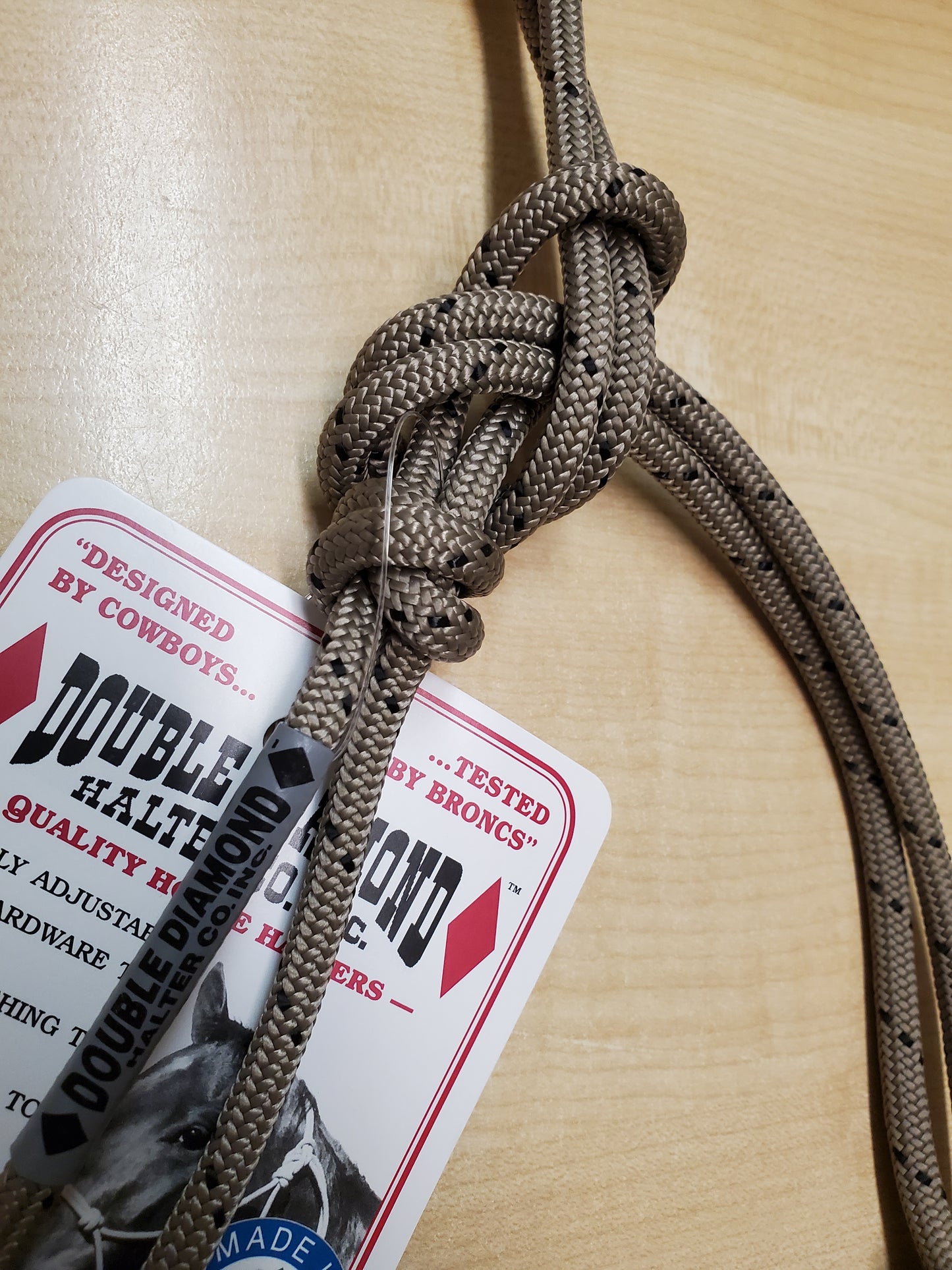 'The Buck Brannaman Collection' #124 Series Rope Halter by Double Diamond - HORSE SIZE