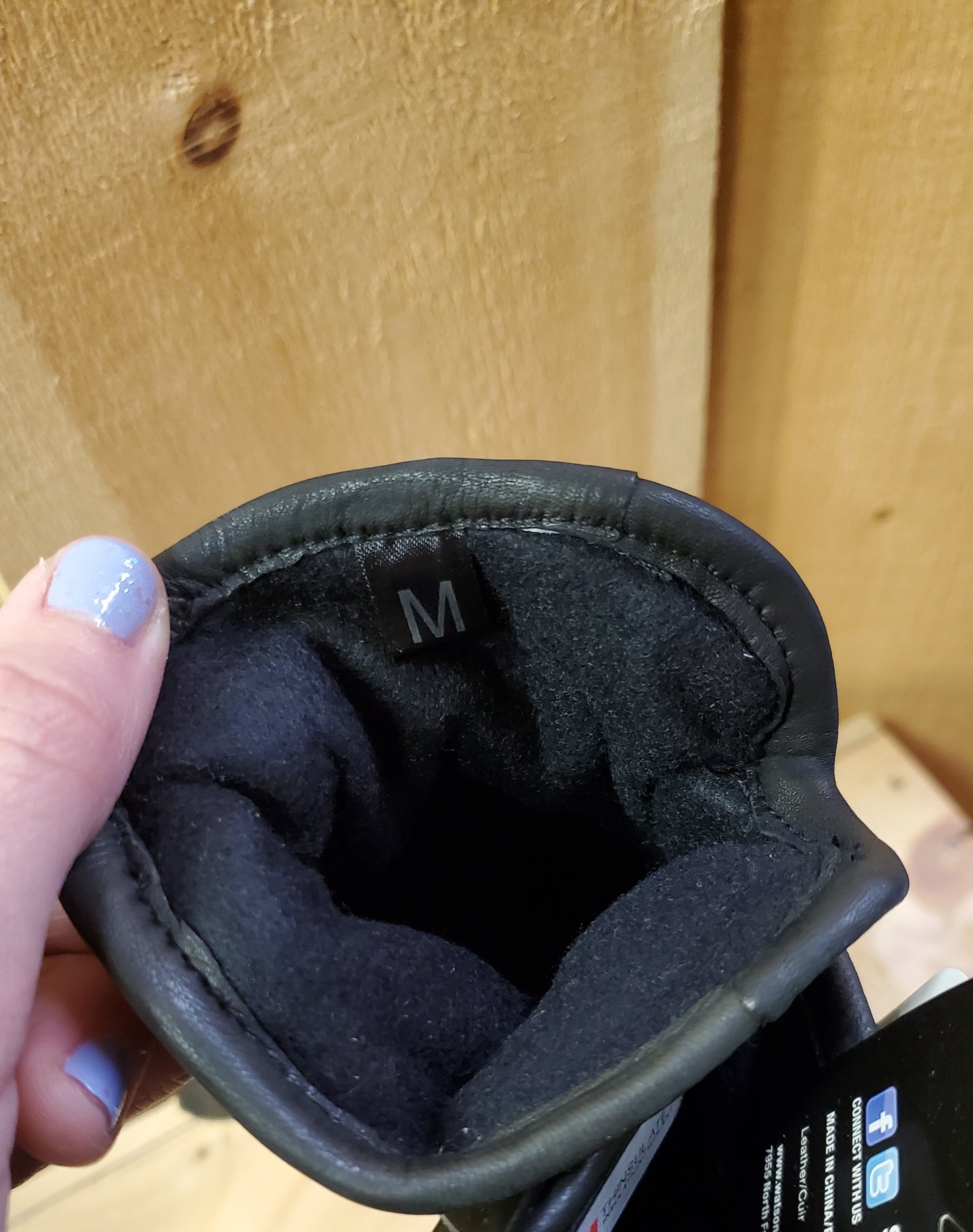 Black Range Rider Lined Men's Gloves by Watson Gloves®