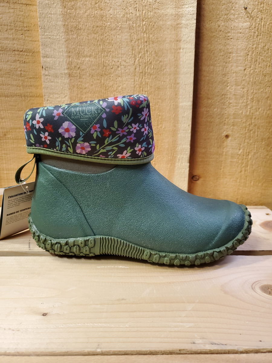 Green Muckster II Mid® Women's Boot by Muck Boot Company® – Stone