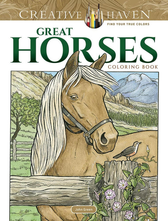 'Great Horses' Coloring Book
