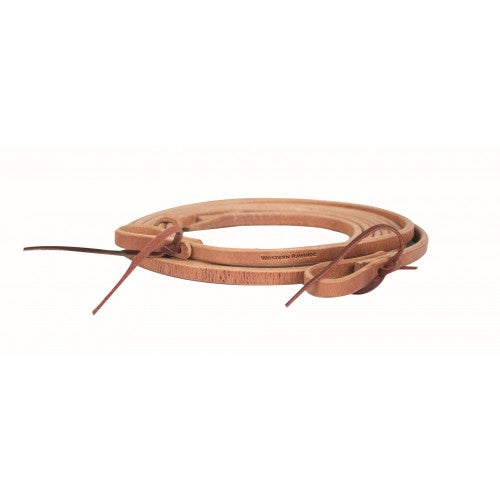 8' Harness Leather with Heavy Ends Split Reins by Western Rawhide®