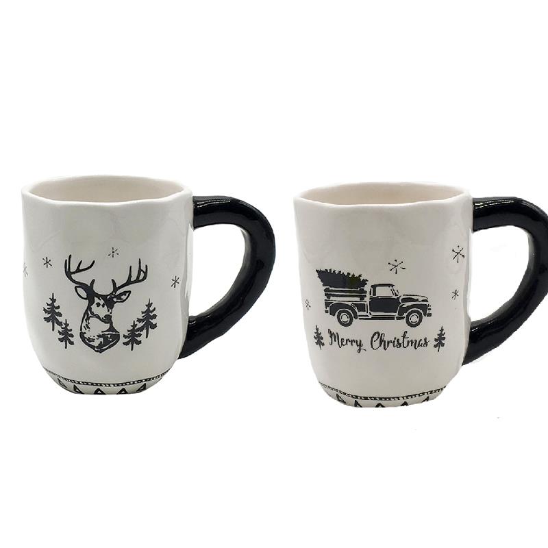 Black & White Holiday Mug by Koppers Inc.®