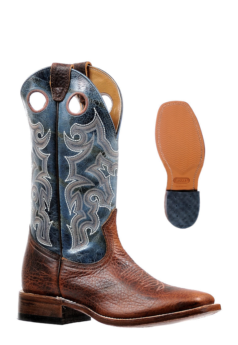 Whiskey Turqueza Wide Square Men's Boot by Boulet®