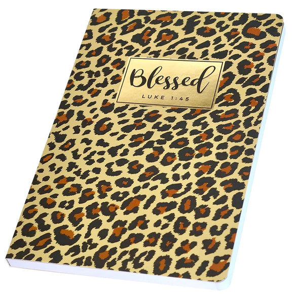 'Blessed' Leopard Journal by Kerusso®