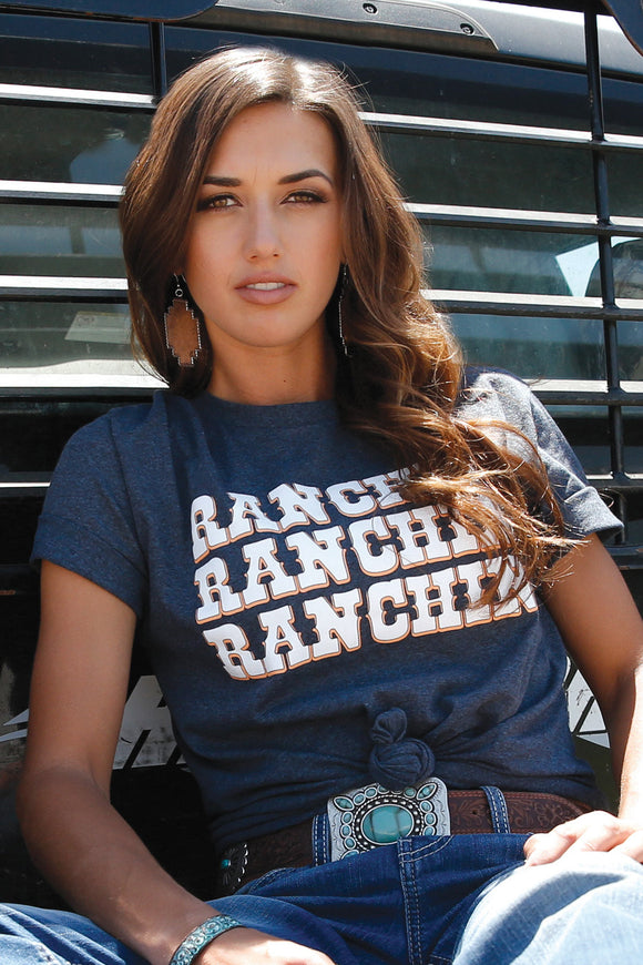 Navy 'Ranchin' Women's T-Shirt by Cruel Denim®