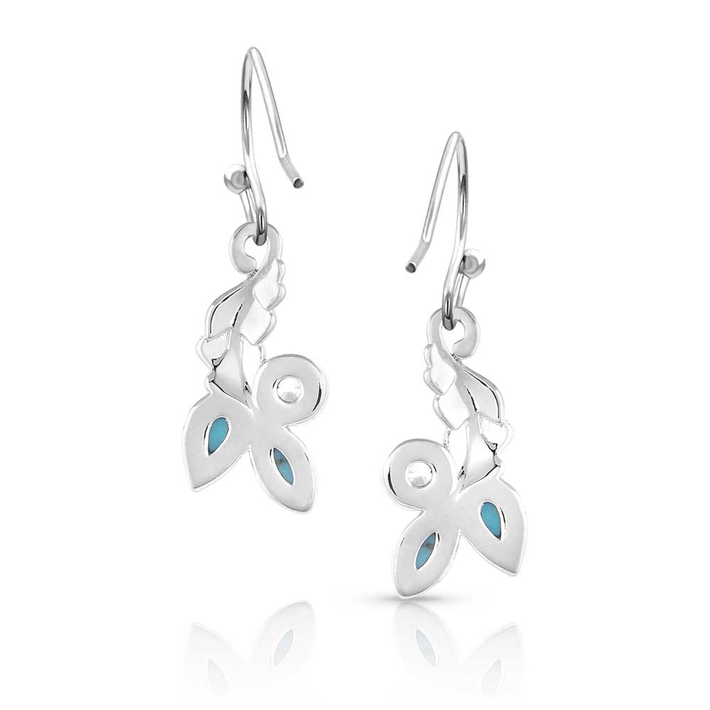 Turquoise & Feather Earrings by Montana Silversmiths®