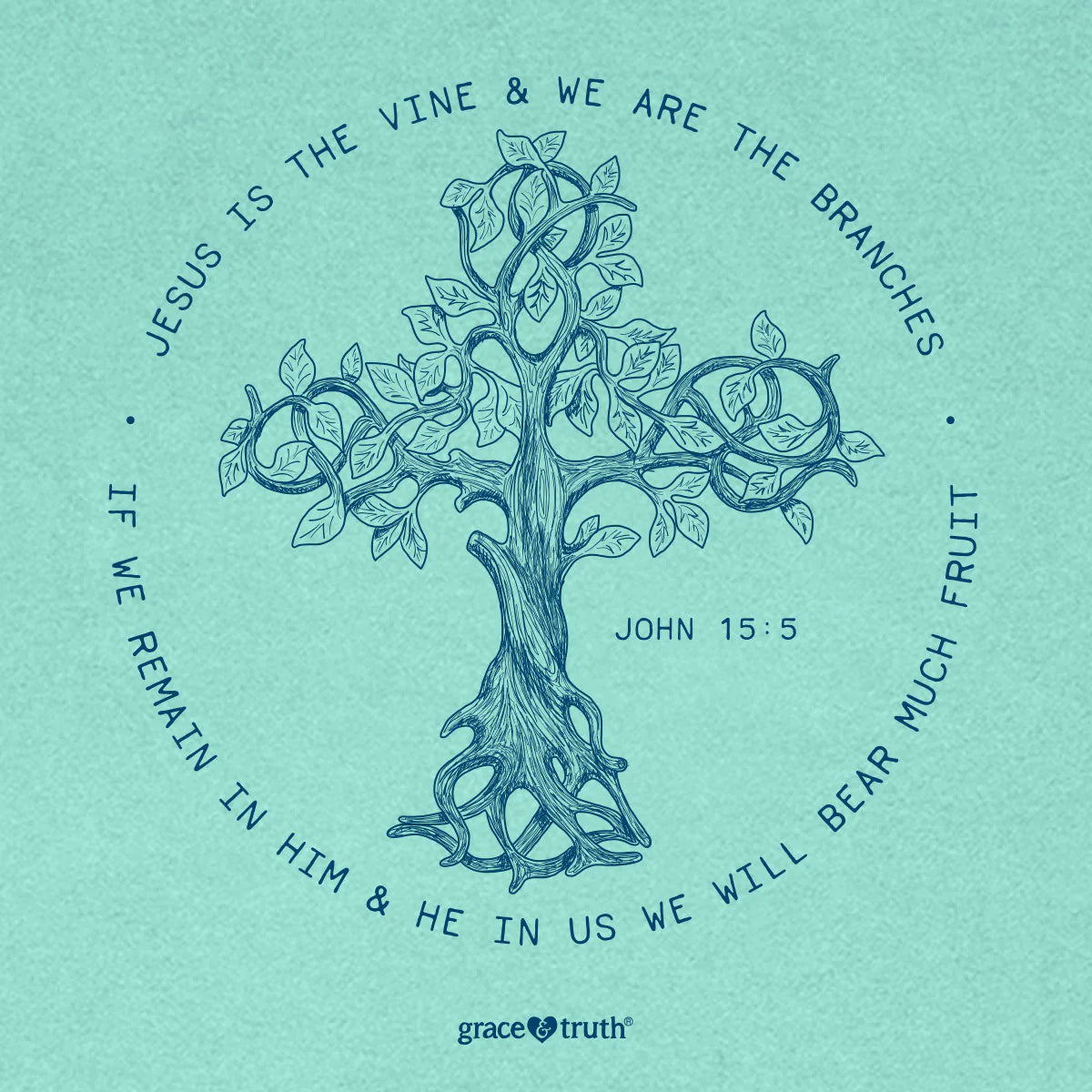 'The Vine & The Branches' Women's T-Shirt by Grace & Truth®