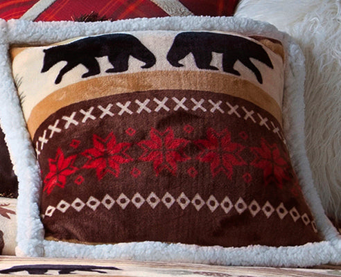 Plush 'Hinterland' Throw Pillow by Carsten's Inc.®