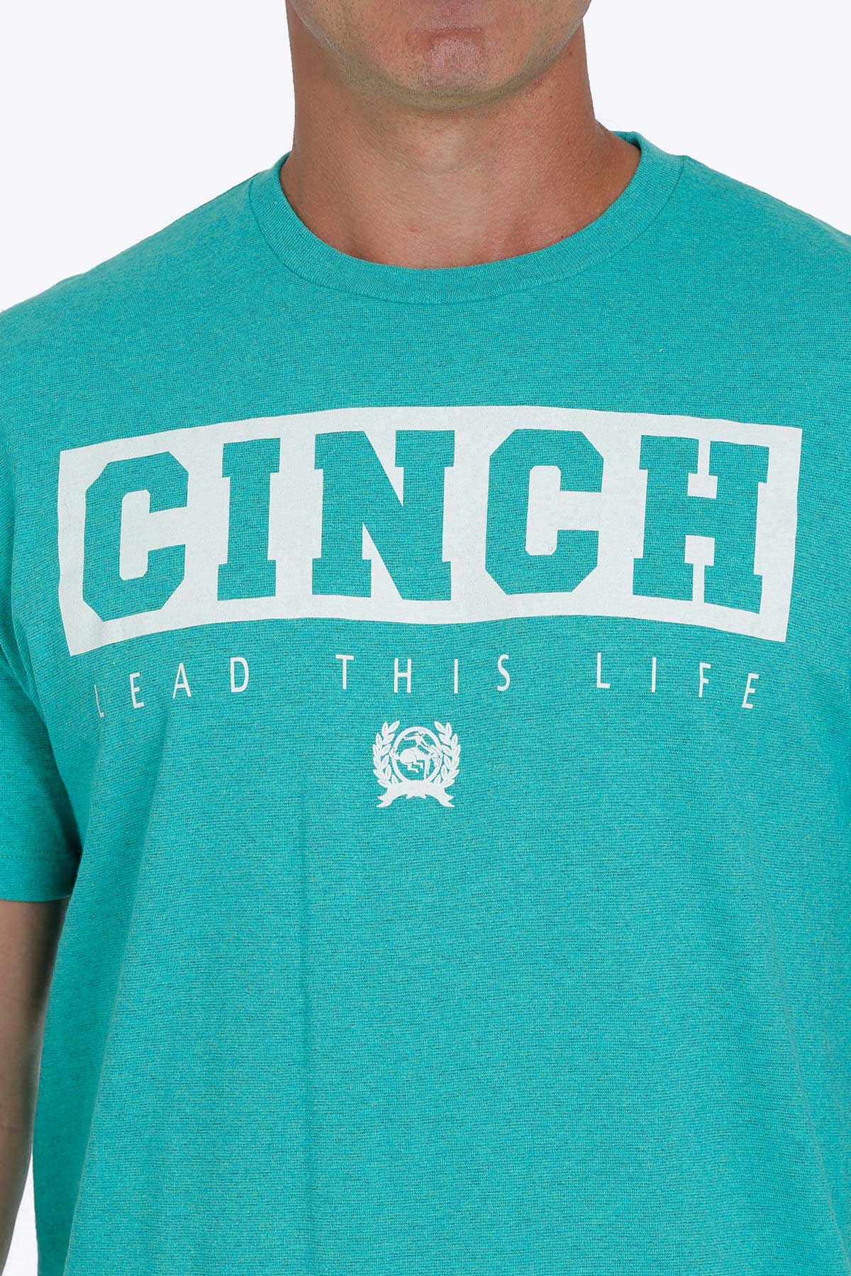 Teal 'Lead This Life' Men's T-Shirt by Cinch®