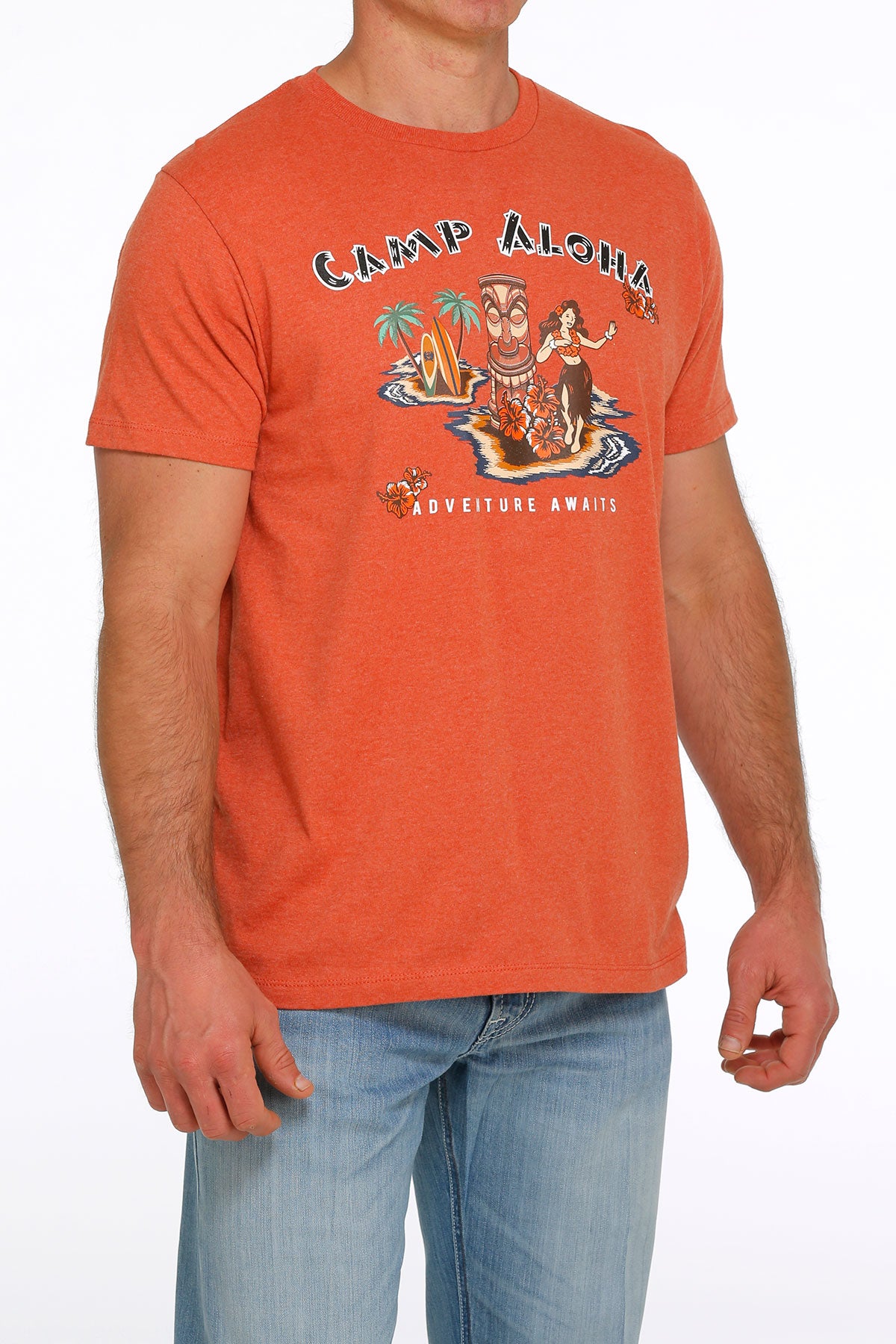 Camp Aloha™ 'Tiki' Men's T-Shirt by Cinch®