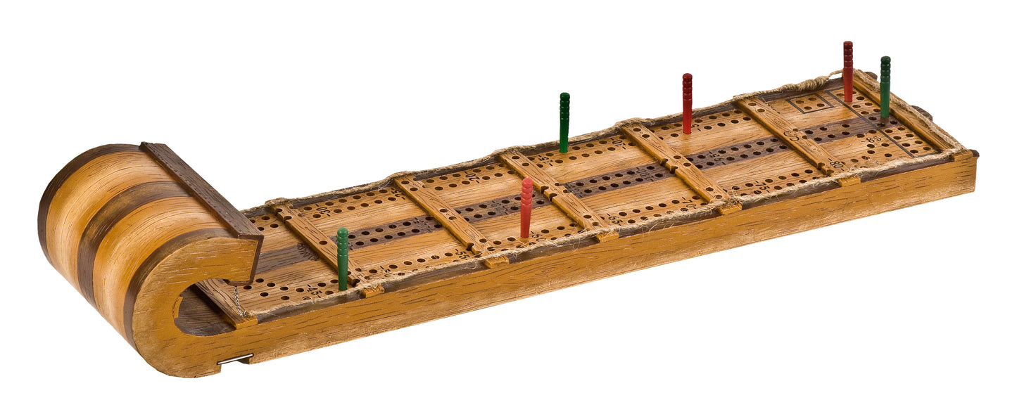 Toboggan Cribbage Board by Outside Inside®
