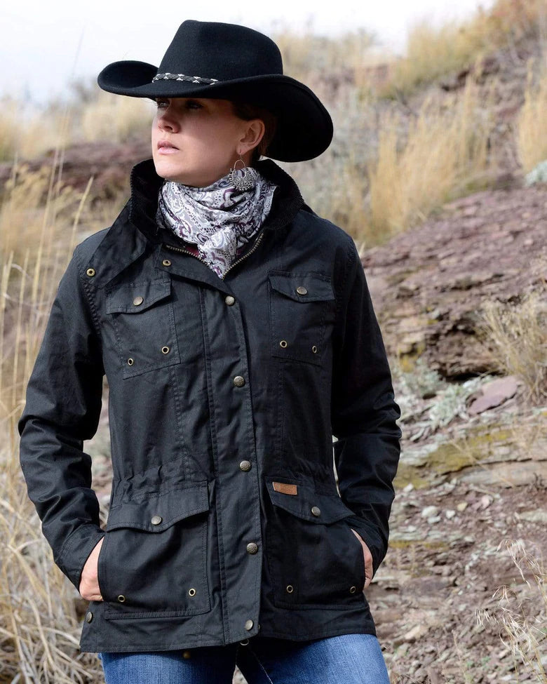 Oilskin Jill-A-Roo™ Women's Jacket by Outback Trading Co.® – Stone