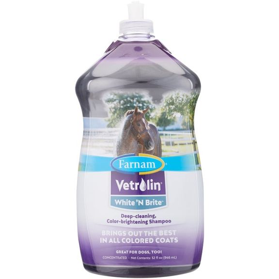 Vetrolin® WHITE'N BRITE™ Deep-Cleaning, Color-Brightening Shampoo by Farnam®