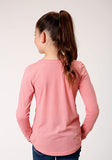 'Fix Your Ponytail' Long Sleeve Girl's T-Shirt by Roper®