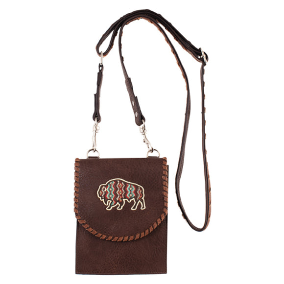 Bison Saddle Pouch Crossbody Purse by Red Dirt Hat Co®