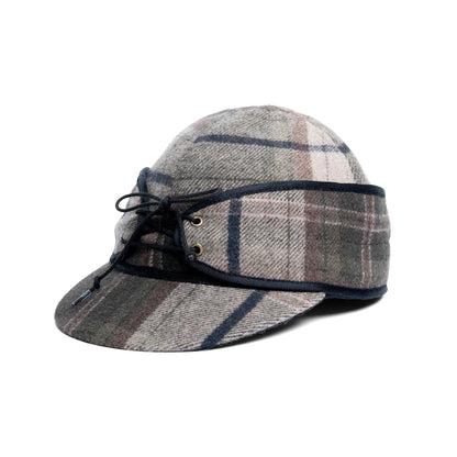 Woodland Plaid Wool Railroad Cap by Crown Cap®
