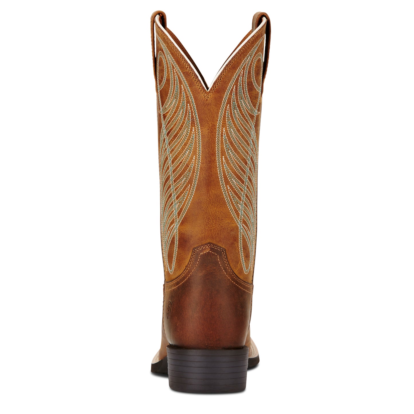 Brown 'Round Up' Wide Square Toe Women's Boot by Ariat®