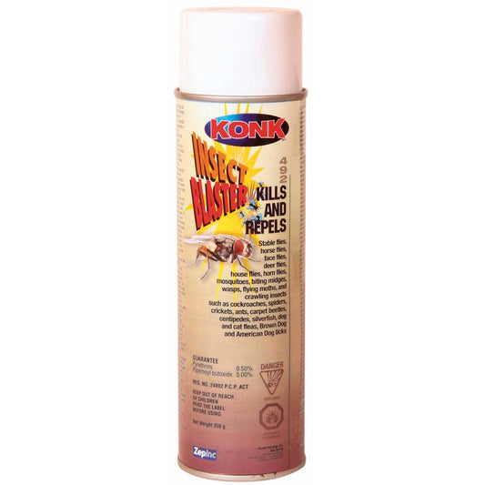 Konk Insect Blaster spray can on a white background