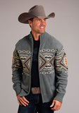 Aztec Border Men's Sweater by Stetson®