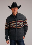 Arrow Border Men's Sweater by Stetson®
