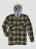 RIGGS™ Flannel Hooded Men's Jacket by Wrangler®