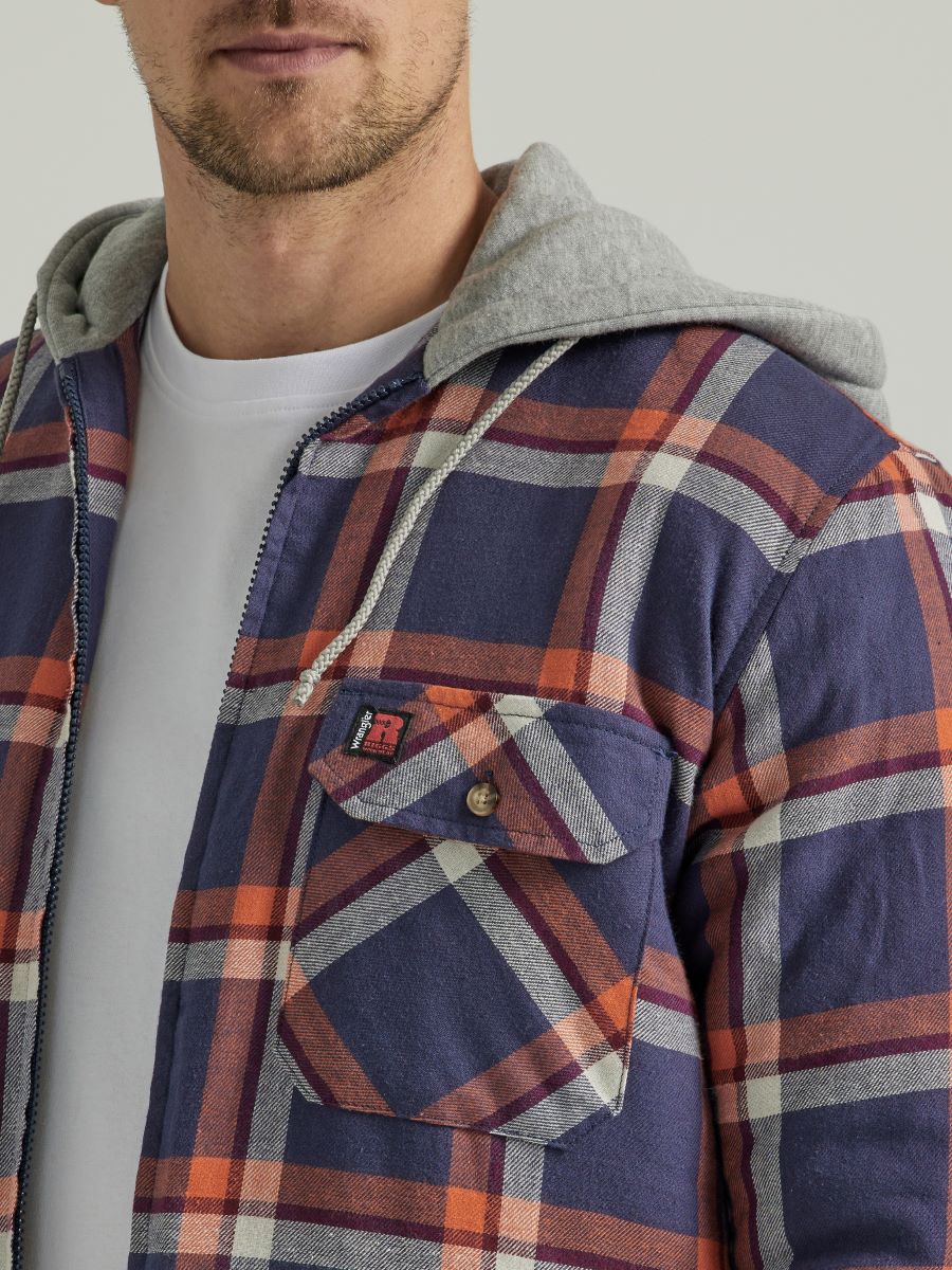 RIGGS™ Flannel Hooded Men's Jacket by Wrangler® – Stone Creek Western Shop