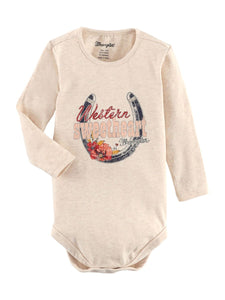 Lucky Horseshoe Baby Onesie by Wrangler®