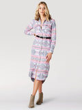 Pink Aztec Retro™ 'Shrester' Women's Dress by Wrangler®