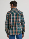 Spruce and Brown Modern Fit™ Men's Shirt by Wrangler®