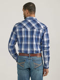 20X™ Competition™ Blue Plaid Men's Shirt by Wrangler®