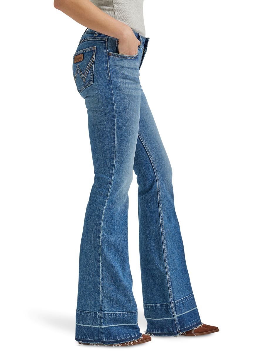 Retro Mae Brianna Mid Rise Trouser Women s Jean by Wrangler Stone Creek Western Shop