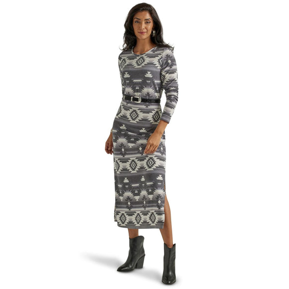 Retro™ Grey Aztec Women's Dress by Wrangler®