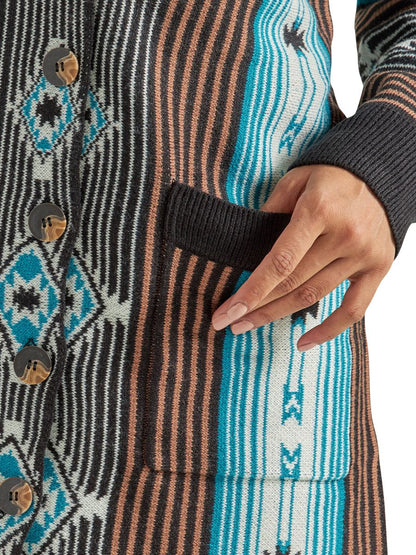 Western Cardigan Women's Sweater by Wrangler®