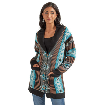 Western Cardigan Women's Sweater by Wrangler®