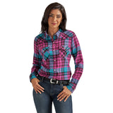 Wild Aster Flannel Women's Shirt by Wrangler®